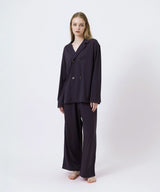 【SET-UP】Royal Organic cotton double button Pajama Navy