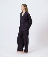 【SET-UP】Royal Organic cotton double button Pajama Navy