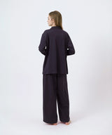 【SET-UP】Royal Organic cotton double button Pajama Navy