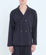 【Tops】Royal Organic cotton double button Pajama Navy