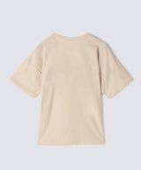 【SET-UP】Royal Organic Cotton T-Shirt and Wide Pants Beige