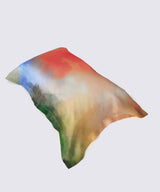 Watercolor Silk Pillowcase Misty Lake