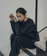 Silky Touch Long Sleeve & Long Pants Set Black