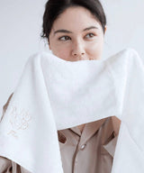Organic Cotton Face Towel & 2 Premium Bath Oil Gift Set - Foo Tokyo