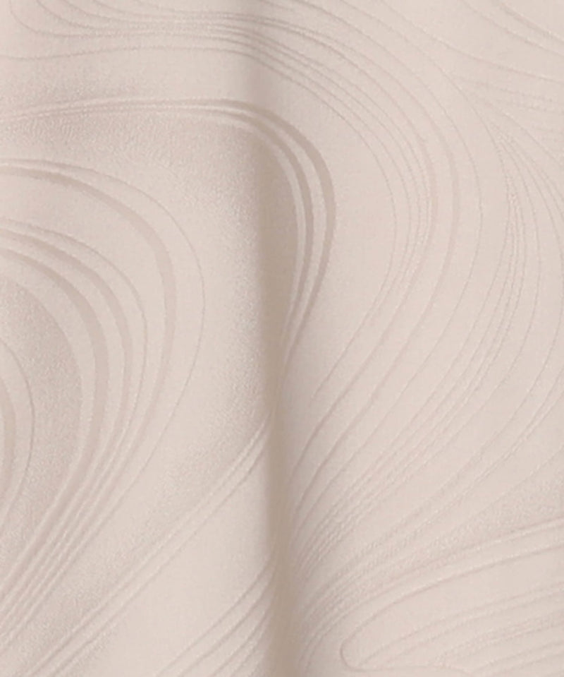 【SET-UP】Silk Jacquard Pajamas Water Pattern Pearl White