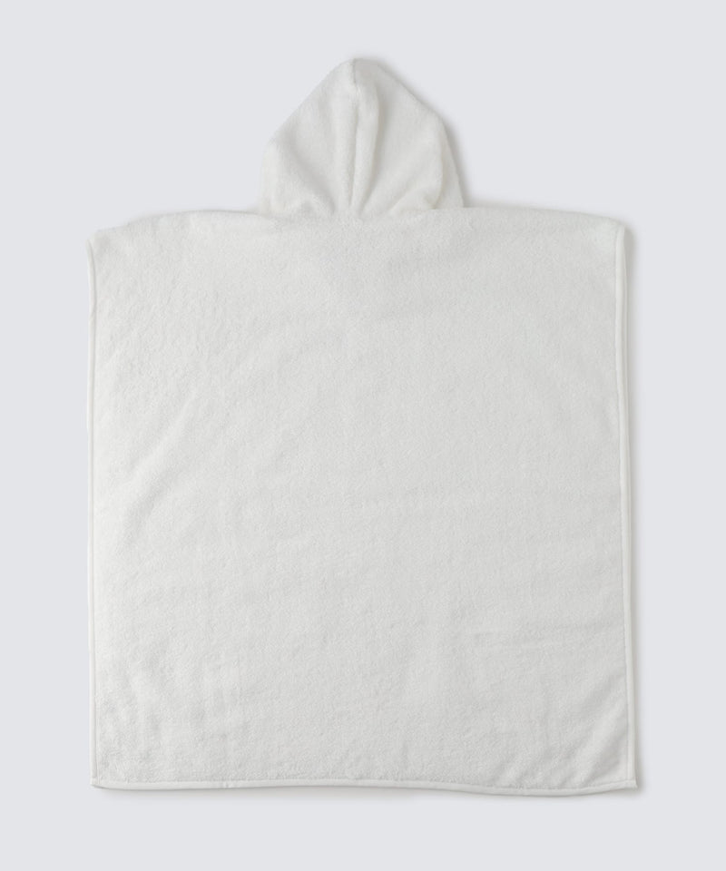 ［for KIDS] Organic Cotton Pile Poncho White