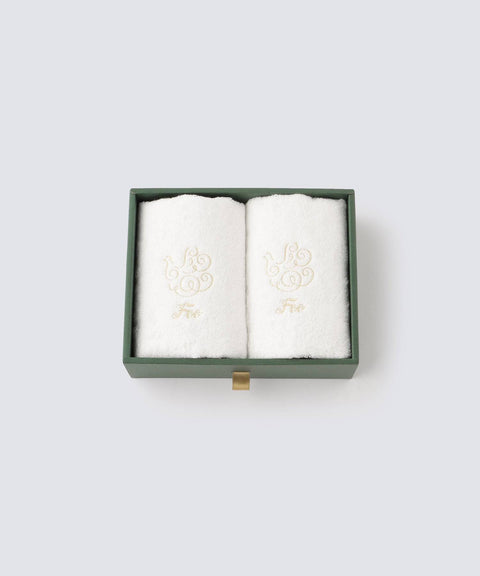 Gift set with 2 hand towels