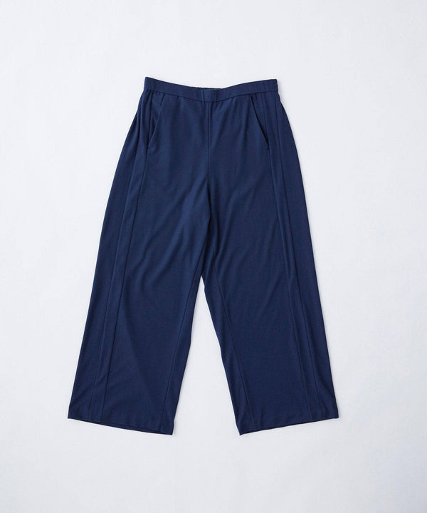 Royal Organic Cotton Wide Pants Navy - Foo Tokyo