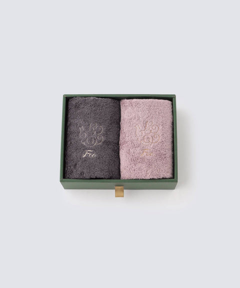 Gift set with 2 hand towels