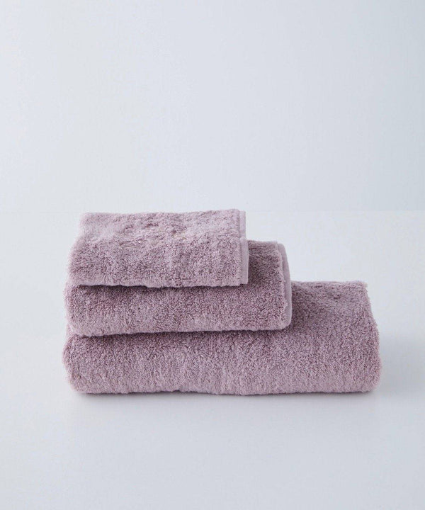 Organic Cotton Towel Bath Towel/Face Towel/Hand Towel 3-size set in same color (pink) - Foo Tokyo