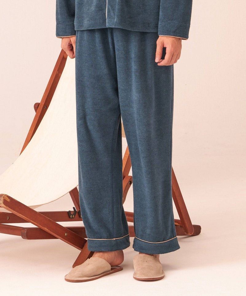 【Bottoms】Cotton Pajamas Turquoise - Foo Tokyo