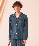 【Tops】Cotton Pajamas Turquoise - Foo Tokyo