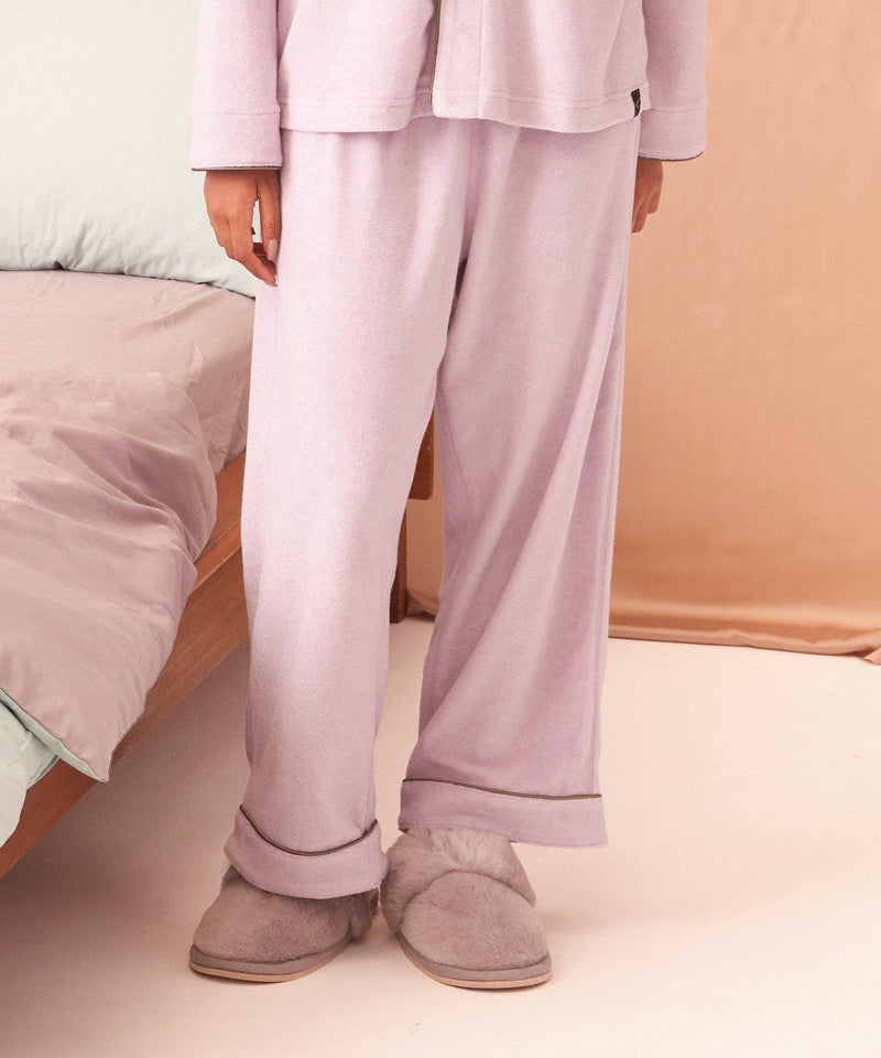 【Bottoms】Cotton Pajamas Lavender - Foo Tokyo