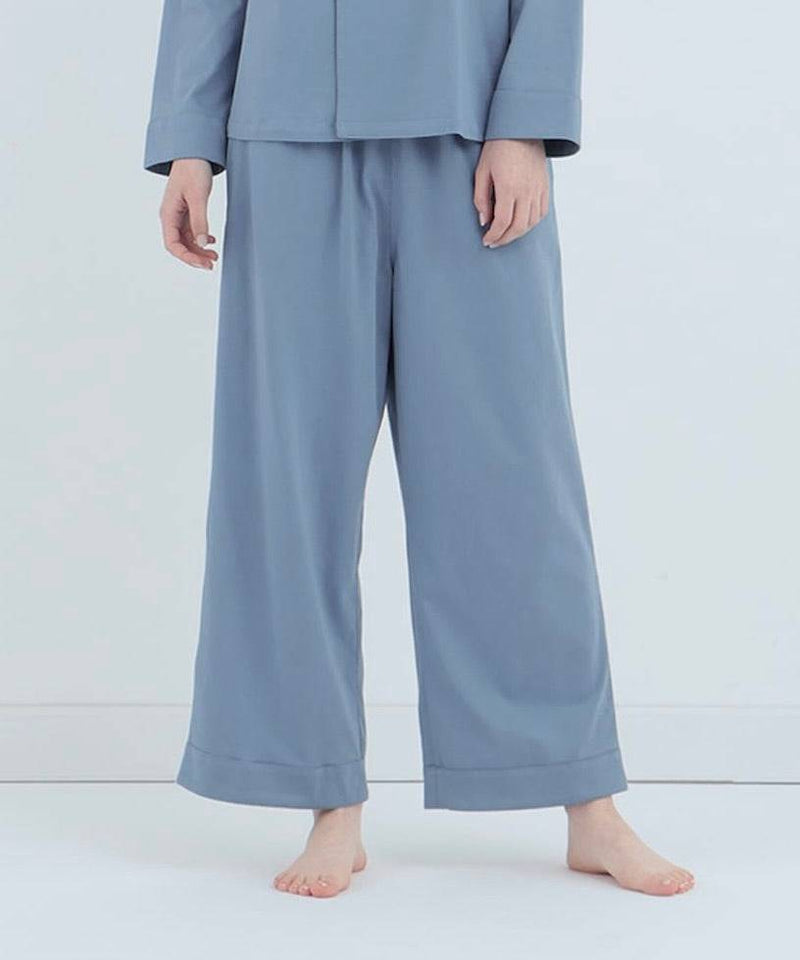 【Bottoms】Royal Organic Cotton Double Button Pajamas Cobalt Blue