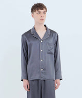 【Tops】Silk pajamas Charcoal gray - Foo Tokyo