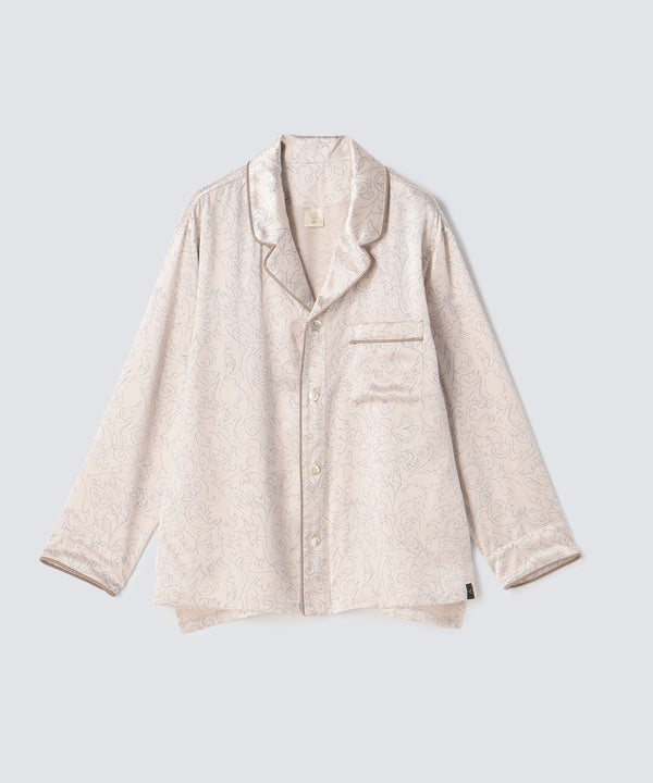 【Tops】Interior Like Silk Pajamas