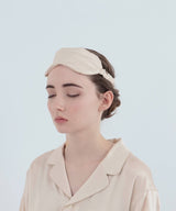 Silk Eye Mask Pearl White - Foo Tokyo