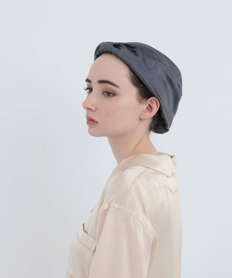 Silk Cap Charcoal Gray - Foo Tokyo