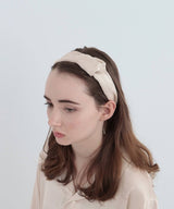 Silk Hairband Pearl White - Foo Tokyo