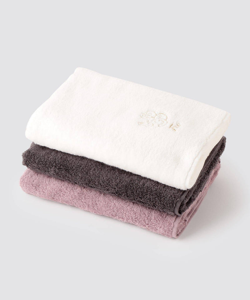 Gift set with 3 organic cotton face towels - Foo Tokyo